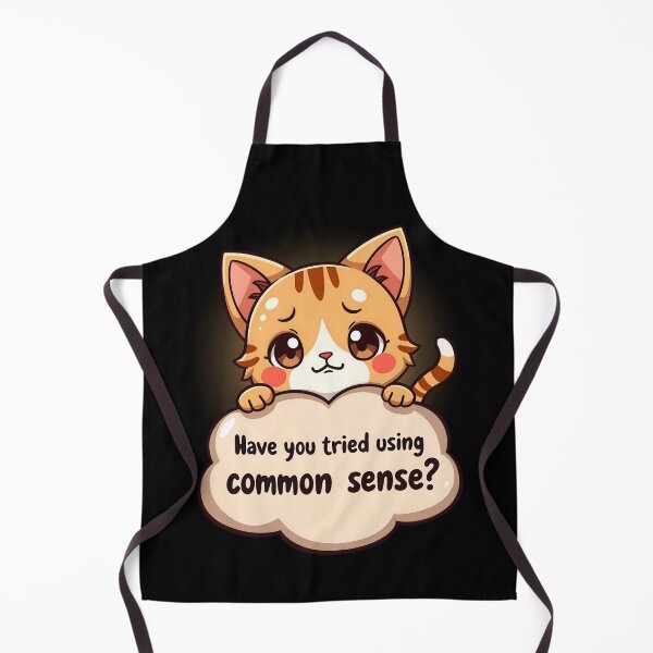 Item preview, Funny Cat - Have you tried using common sense? designed and sold by Mini Pandas.