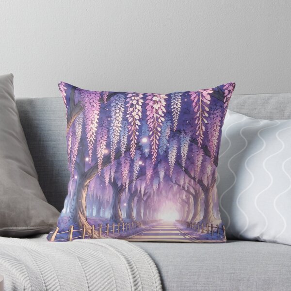 Item preview, Ethereal Pathway Through Lavender Blossoms - Fantasy Nature Art designed and sold by SeGoArtDesign.