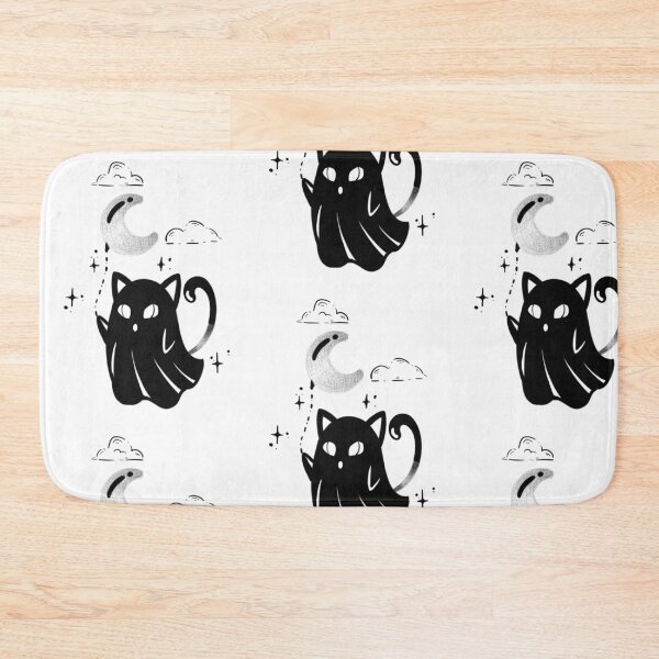 Item preview, Black ghost cat designed and sold by 7Delamancha.