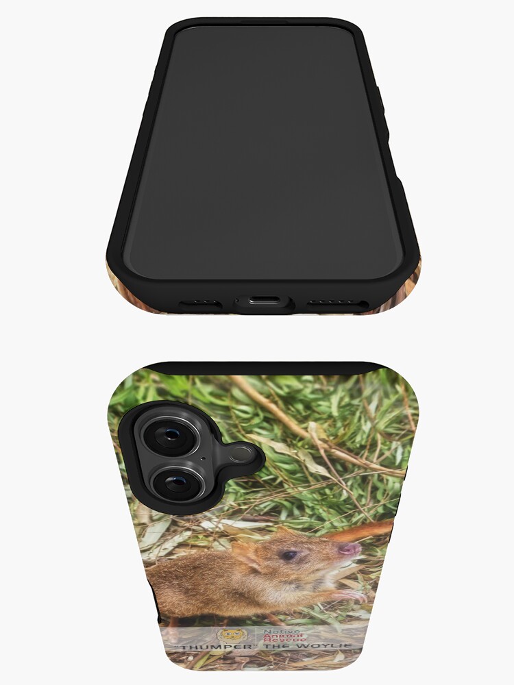 Thumbnail 3 of 4, iPhone Case, Thumper the Woylie, Native Animal Rescue designed and sold by MADCAT.
