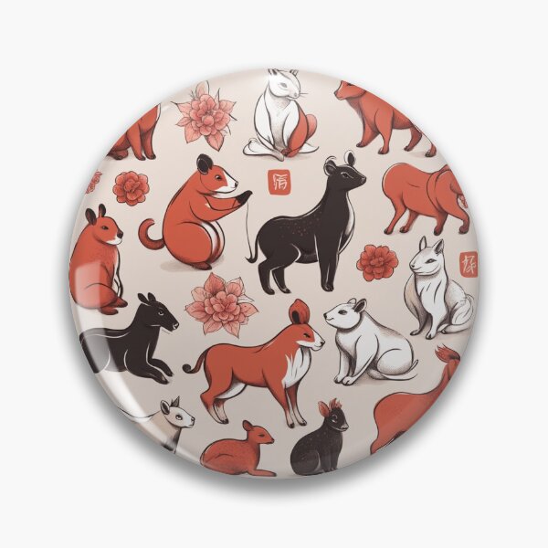 Item preview, Hand-Drawn Chinese Zodiac Animal Illustration designed and sold by hjian8219.