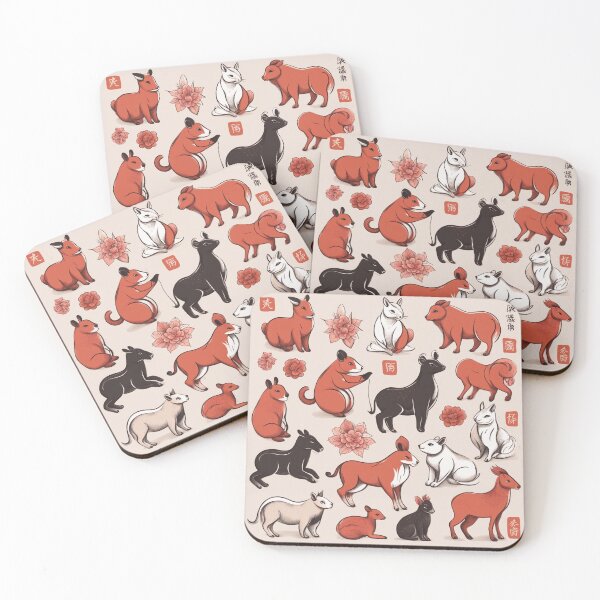 Item preview, Hand-Drawn Chinese Zodiac Animal Illustration designed and sold by hjian8219.