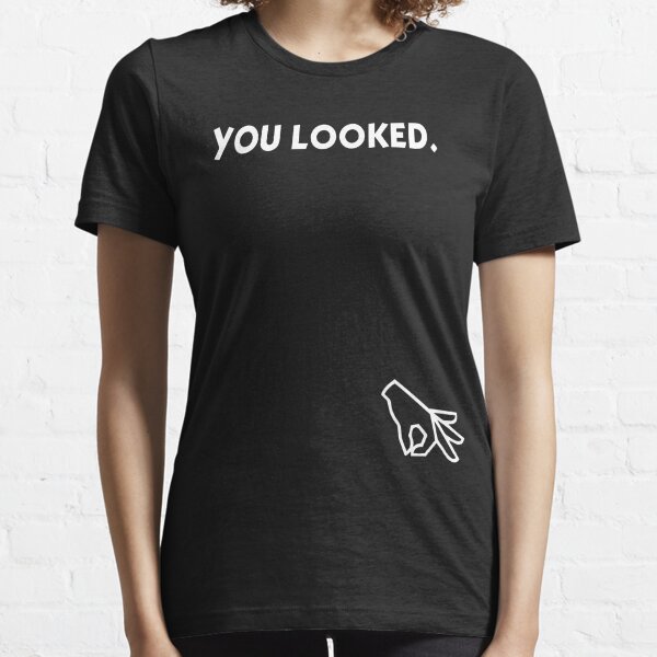 Haha Made You Look Funny Finger Circle Game T-shirt Art Print