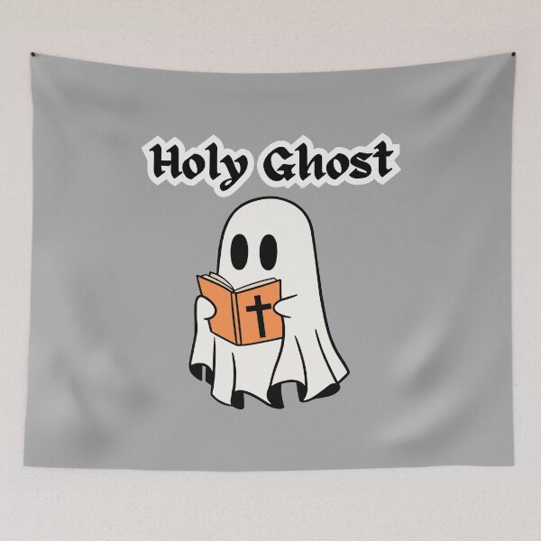 Item preview, Holy Halloween Ghost designed and sold by RedPumpFlash.