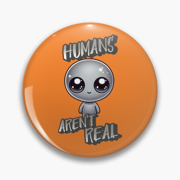 Item preview, Humans Aren't Real -  Shri the adorable grey alien designed and sold by 3DAF.