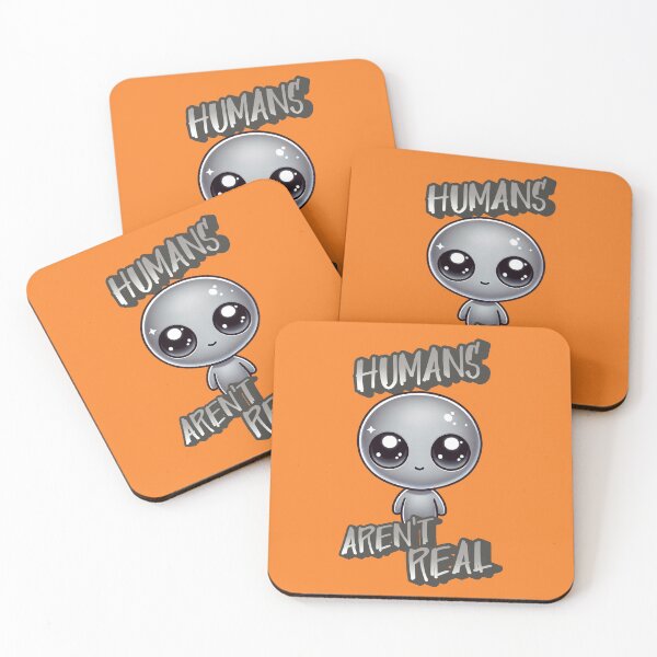 Item preview, Humans Aren't Real -  Shri the adorable grey alien designed and sold by 3DAF.