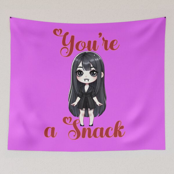 Item preview, Your a Snack -  Athena Has Gone Viral with her thirsty blood cravings this Halloween designed and sold by 3DAF.