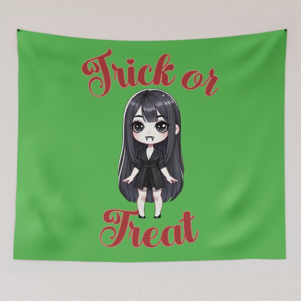 Item preview, Trick or Treat  -  Athena Has Gone Viral with her thirsty blood cravings this Halloween designed and sold by 3DAF.
