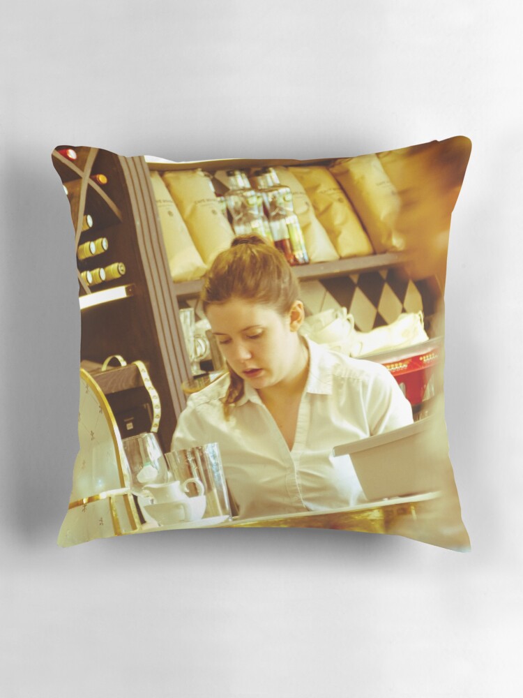 Thumbnail 3 of 4, Pillow, Cafe Rouge designed and sold by john0.