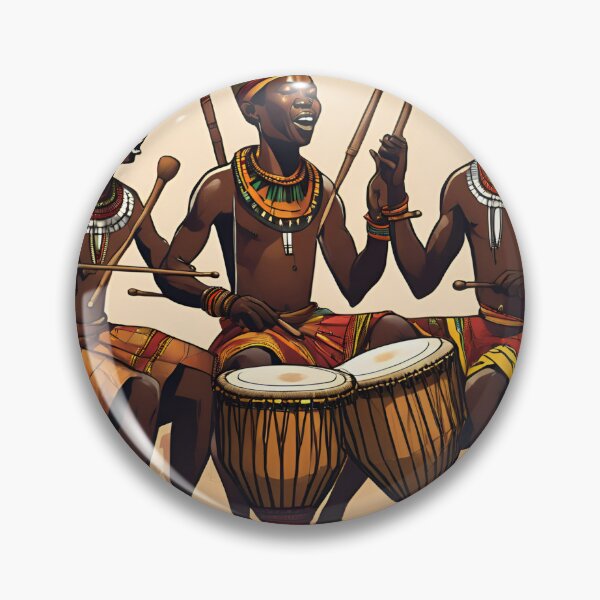 Item preview, The Heartbeat of Africa: A Journey Through African Drums - 'We Drumming' designed and sold by RasTafariDesign.
