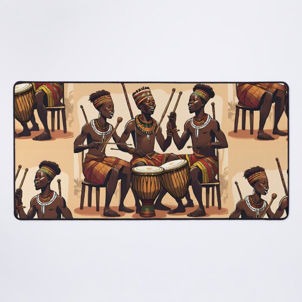 Item preview, The Heartbeat of Africa: A Journey Through African Drums - 'We Drumming' designed and sold by RasTafariDesign.