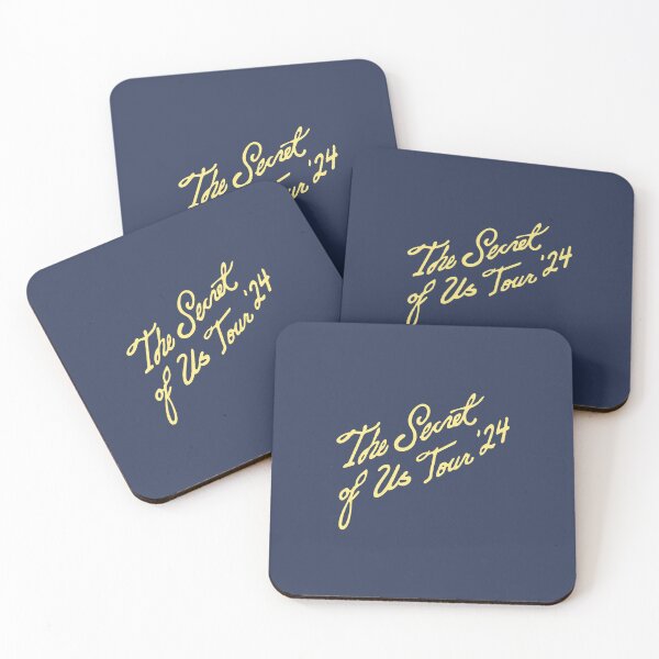 Item preview, The Secret of Us Tour ‘24 Yellow Cursive Text designed and sold by aestheticqueen.
