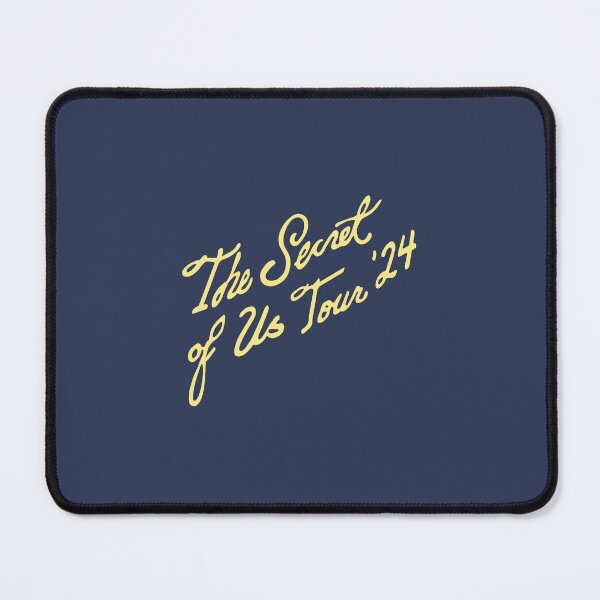 Item preview, The Secret of Us Tour ‘24 Yellow Cursive Text designed and sold by aestheticqueen.