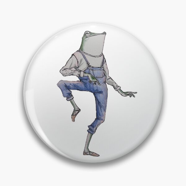 Item preview, Dancing Ballet Farmer Frog designed and sold by pkobayashi.