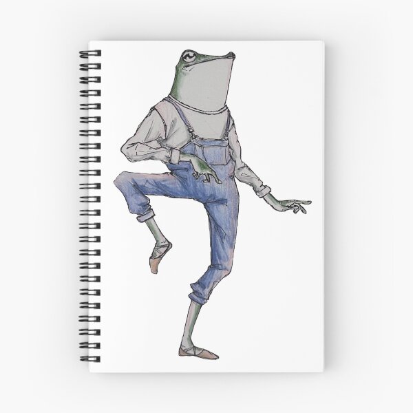 Item preview, Dancing Ballet Farmer Frog designed and sold by pkobayashi.
