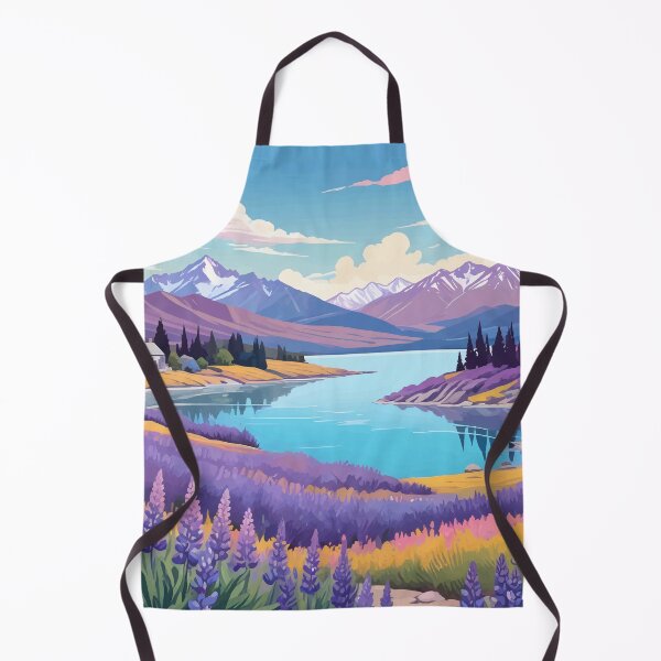 Item preview, Lake Tekapo and Lupins designed and sold by WildlifeInc.