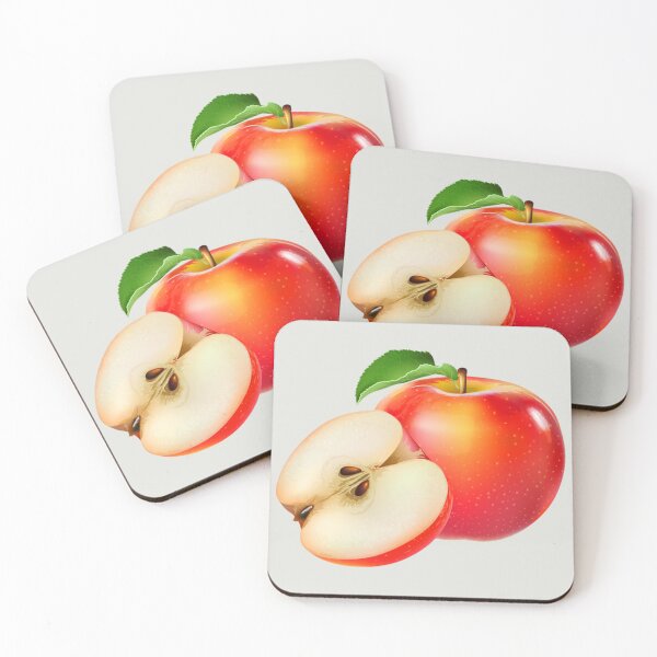 Item preview, Shiny juicy red apple. designed and sold by claireseyeview.