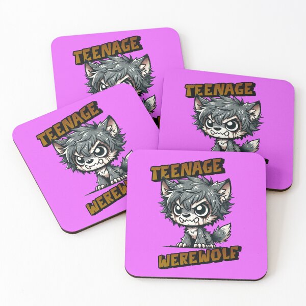 Item preview, Teenage Werewolf  -  Scraglges  a Carry lovable Werewolf out hunting for candy on Halloween designed and sold by 3DAF.