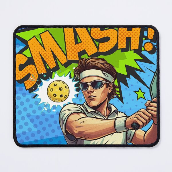 Item preview, Pickleball Smash Comic Action designed and sold by OutofFocusShop.