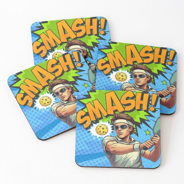 Item preview, Pickleball Smash Comic Action designed and sold by OutofFocusShop.