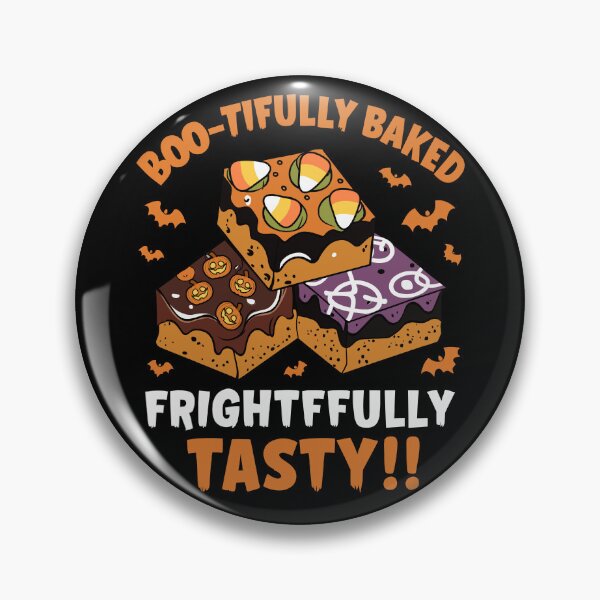 Item preview, Halloween brownies Boo- tifully Baked Frightfully Tasty graphics designed and sold by PerkyParakeet.