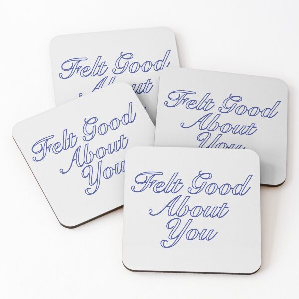 Item preview, Felt Good About You Navy Blue Cursive Outline designed and sold by aestheticqueen.