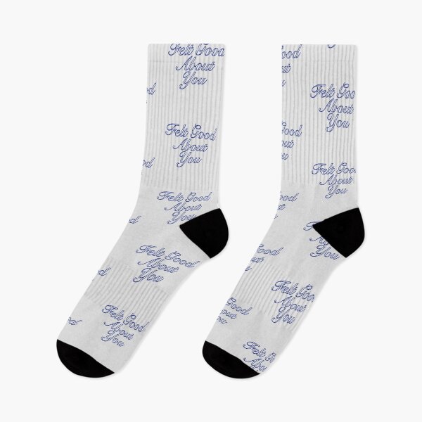 Item preview, Felt Good About You Navy Blue Cursive Outline designed and sold by aestheticqueen.