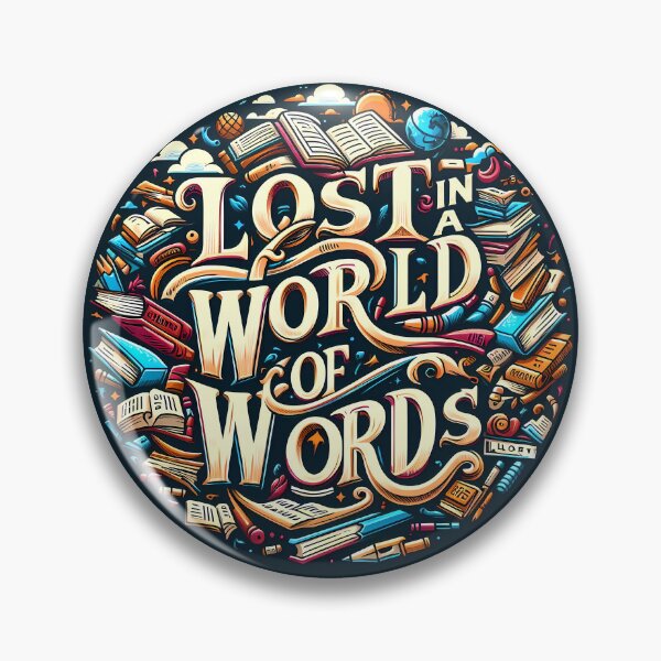Item preview, Lost in a world of words, typography designed and sold by maxmaj.