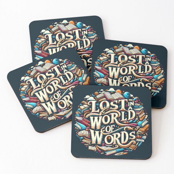 Item preview, Lost in a world of words, typography designed and sold by maxmaj.