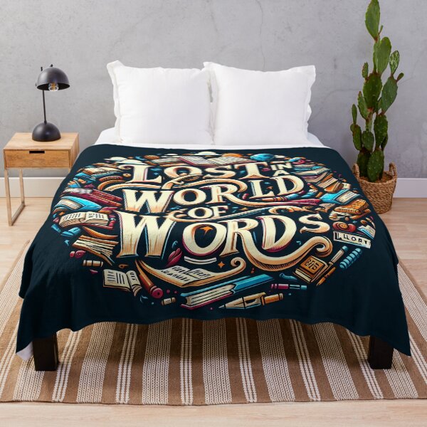 Item preview, Lost in a world of words, typography designed and sold by maxmaj.