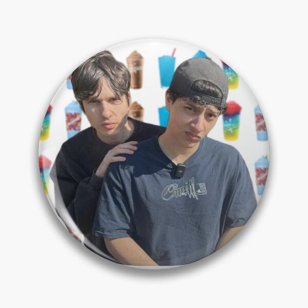 Item preview, slushy noobz martin and hamzah sticker/pin design designed and sold by emmasmalley.