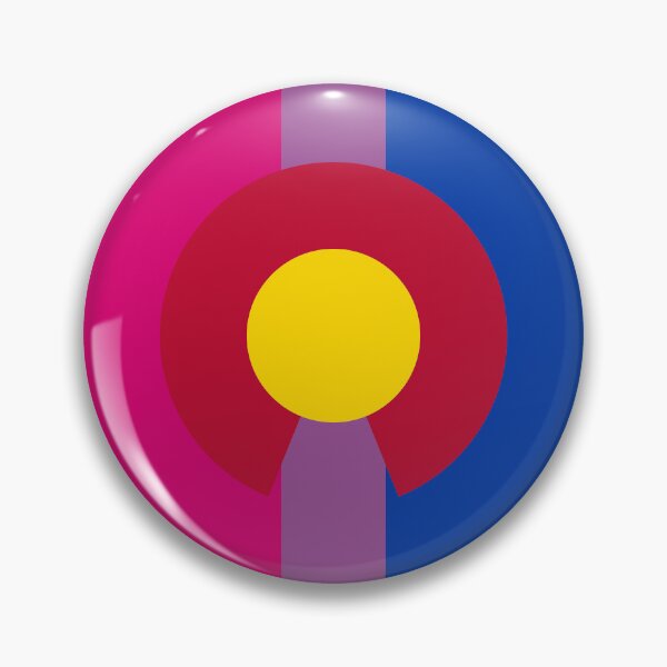 Item preview, Colorado Bisexuality Pride Flag Vertical designed and sold by WokeBespoke.