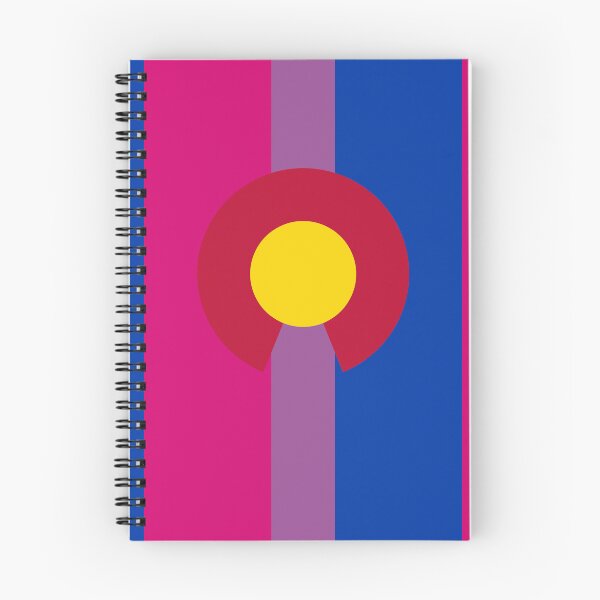 Item preview, Colorado Bisexuality Pride Flag Vertical designed and sold by WokeBespoke.