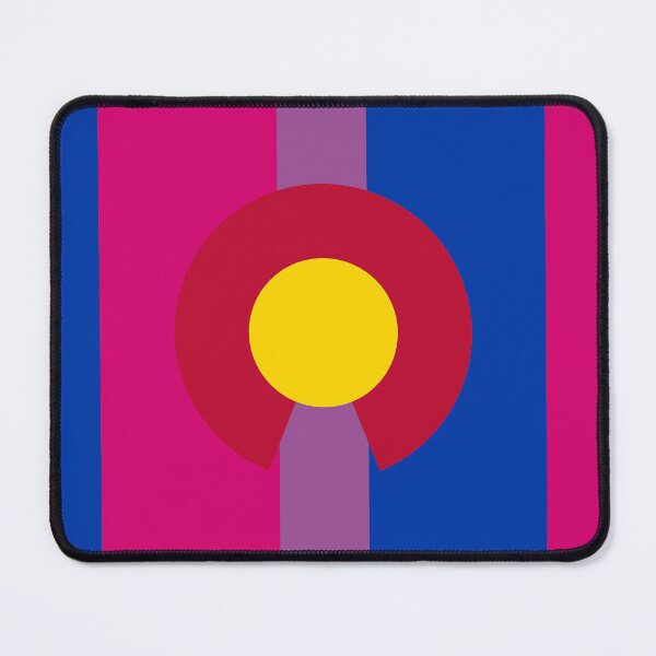 Item preview, Colorado Bisexuality Pride Flag Vertical designed and sold by WokeBespoke.