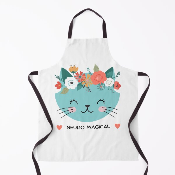 Item preview, neuro magical flower cat designed and sold by lesleydobis.