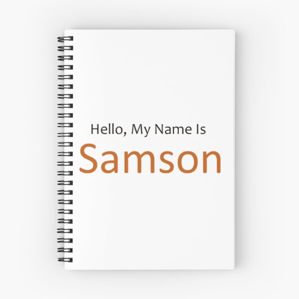 Item preview, Hello, My Name Is Samson designed and sold by rajasekhark.