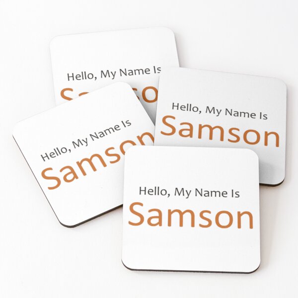 Item preview, Hello, My Name Is Samson designed and sold by rajasekhark.
