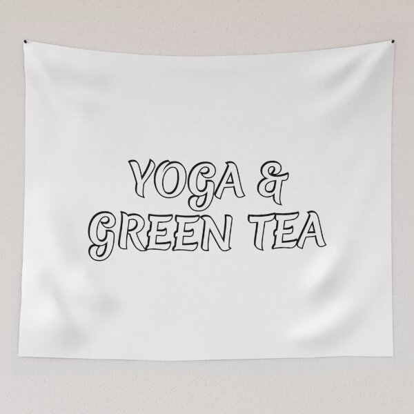 Item preview, Yoga and Green Tea designed and sold by Inspirationmotivation.