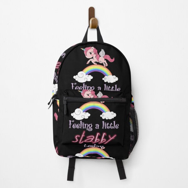 Item preview, Feeling stabby funny unicorn designed and sold by Heaven Welch.