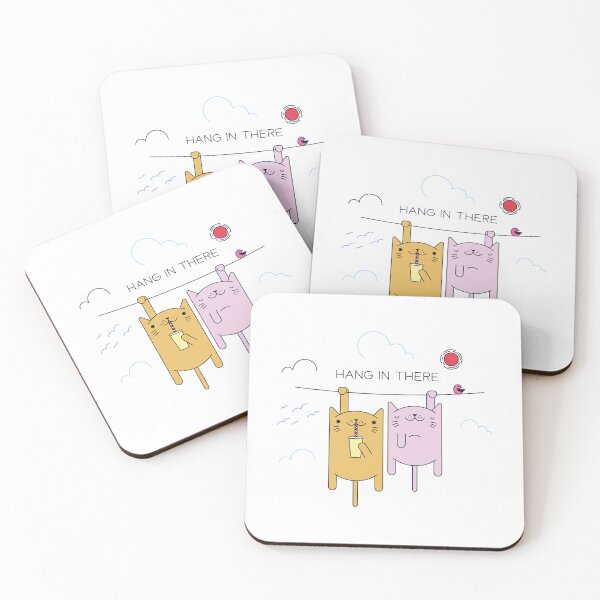 Item preview, hang in there cats designed and sold by The Retro Stop.