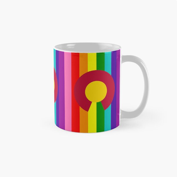 Item preview, Colorado 8-color Gay Pride Flag Vertical designed and sold by WokeBespoke.
