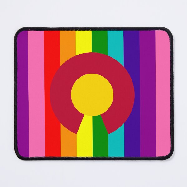 Item preview, Colorado 8-color Gay Pride Flag Vertical designed and sold by WokeBespoke.