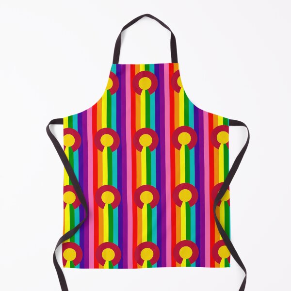 Item preview, Colorado 8-color Gay Pride Flag Vertical designed and sold by WokeBespoke.