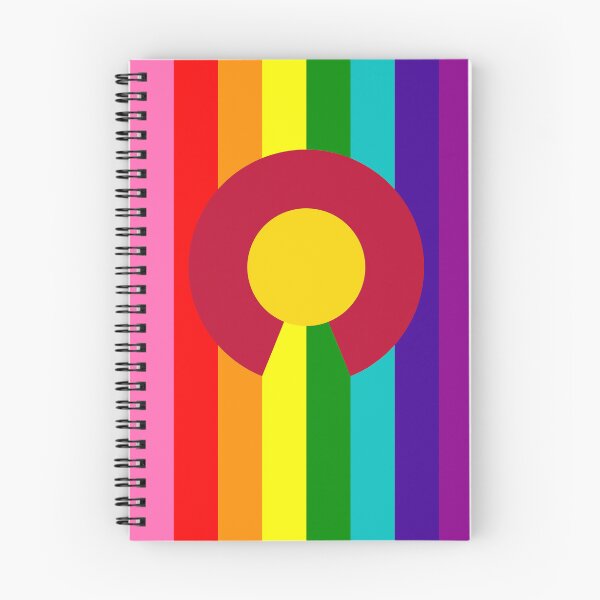 Item preview, Colorado 8-color Gay Pride Flag Vertical designed and sold by WokeBespoke.