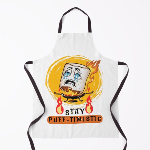 Item preview, "Stay Puff-timistic" Toasted Marshmallow Campfire Funny  designed and sold by jteart.