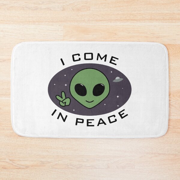 Item preview, Green Alien - I Come in Peace designed and sold by Halfoun.
