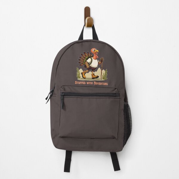 Item preview, Thanksgiving Turkey Stuffed with Adventure - Funny Hiker designed and sold by Oz64.