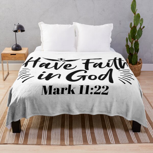 Item preview, Have Faith in God Mark 11:22 Inspirational Quote designed and sold by FlinArt.