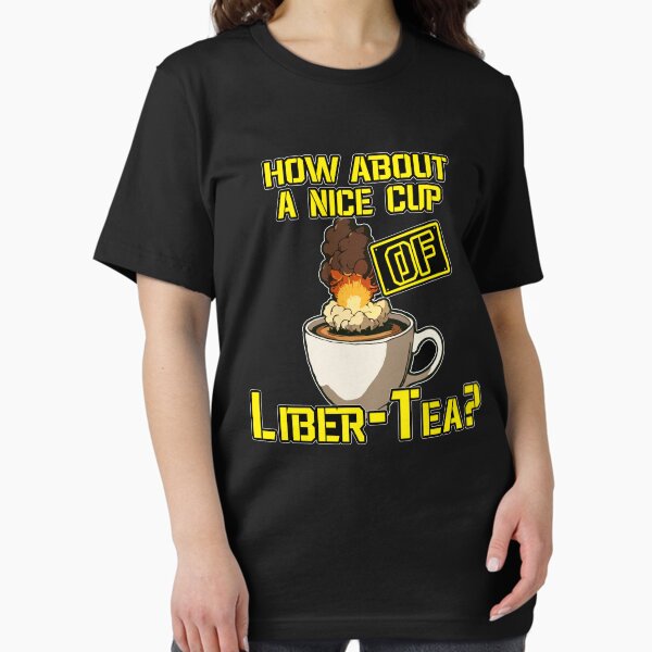 Artikel-Vorschau von Wie wärs mit einer schönen Tasse Liber-Tee | Helldiver, designt und verkauft von DarkwingDave.