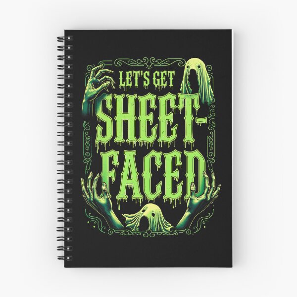 Item preview, Let’s Get Sheet-Faced – Spooky Halloween Party Design designed and sold by Taans-Creation.